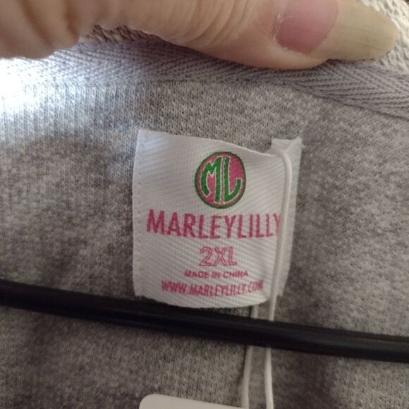 Marley Lilly Women's Sweater Pullover Gray Size 2XL NWT (Rox071) - Picture 3 of 6